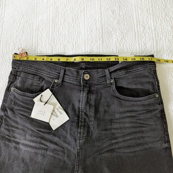 NWT Zara Skinny Cropped Fit Distressed Jeans - Size 36 - Picture 8 of 9